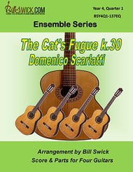 Bill Swick's Year 4, Quarter 1 - Advanced Ensembles for Quartets Guitar and Fretted sheet music cover Thumbnail